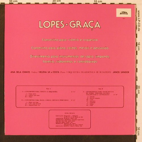 Lopes-Graca,Fernando: Concertino para violeta e Orqu., Melodia(36.4), ,  - LP - L9728 - 11,50 Euro