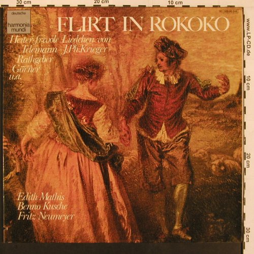 V.A.Flirt im Rokoko: Heiter frivole Liedchen (1962), Harmonia Mundi (065-99 648), D, co Typ: LP Best.-Nr.: L9732 Preis: 7,50 Euro
