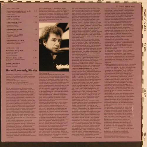 Liszt,Franz: Chopin Recital -  Robert Leonardy, Eurodisc(89 836 XAK), D, 1976 - LP - L9743 - 7,50 Euro