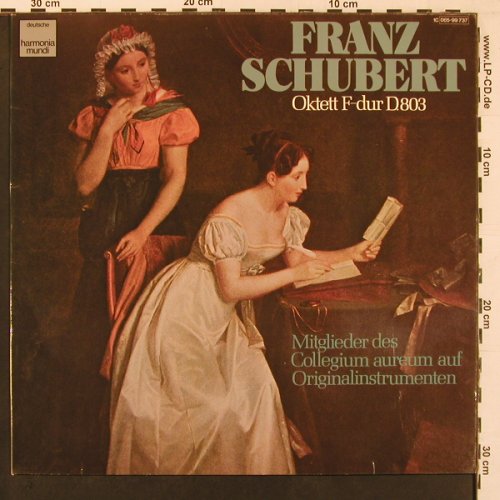 Schubert,Franz: Octet F-Dur D.803, Harmonia Mundi (065-99 737), D, 1978 Typ: LP Best.-Nr.: L9759 Preis: 7,50 Euro
