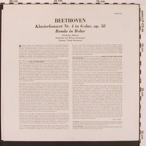 Beethoven,Ludwig van: Klavierkonzert Nr.4 g-dur,op.58,Ron, MMS(MMS-2192), D,  - LP - L9760 - 8,00 Euro