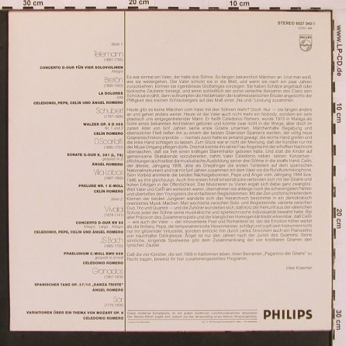 Los Romeros: Ein Gitarrenfestival mit (1965), Philips(6527 043), NL, 1979 - LP - L9761 - 7,50 Euro