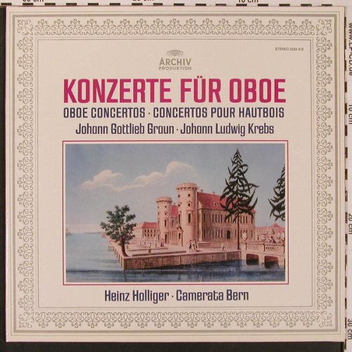 Graun,Johann Gottlieb / Joh.L.Krebs: Konzerte für Oboe, Foc, Archiv(2533 412), D, 1979 - LP - L9772 - 8,00 Euro