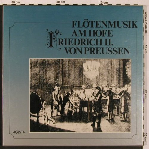 V.A.Flötenmusik am Hofe FriedrichII: von Preussen, 8 Tr., Box, FS-New, Acanta (40.23 505), D, 1982 Typ: 2LP Best.-Nr.: L9775 Preis: 17,50 Euro