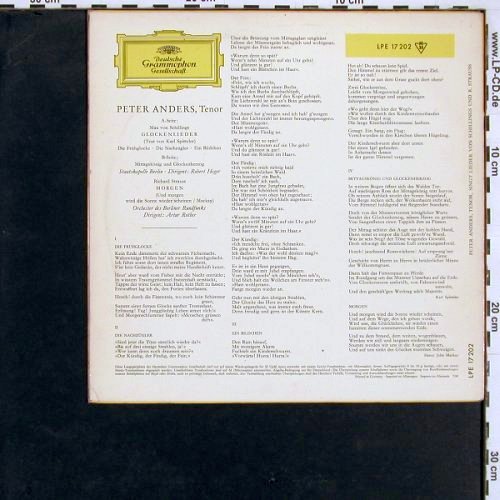 Anders,Peter: Die Großen Ihrer Zeit, hist rec., D.Gr. (LPE 17 202), D, 1960 Typ: 10" Best.-Nr.: L9784 Preis: 7,50 Euro