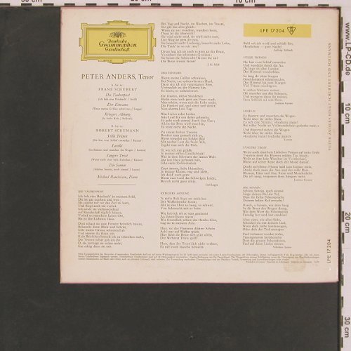 Anders,Peter: Die Großen Ihrer Zeit, hist.rec., D.Gr. (LPE 17 204), D, 1959 Typ: 10" Best.-Nr.: L9785 Preis: 7,50 Euro