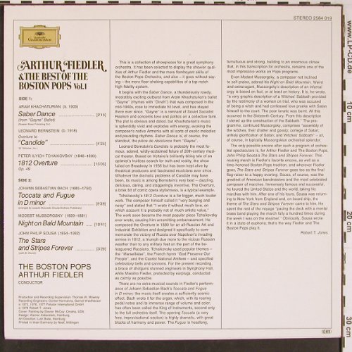 Fiedler,Arthur & Boston Pops: The Best Of Boston Pops Vol.1, D.Gr. (2584 019), D, 1977 Typ: LP Best.-Nr.: L9807 Preis: 6,00 Euro