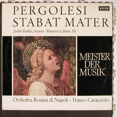 Pergolesi,Giovanni Battista: Stabat Mater, Decca (SMD 1075), D Typ: LP Best.-Nr.: L9816 Preis: 8,00 Euro