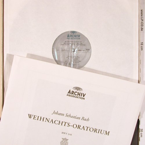 Bach,Johann Sebastian: Weihnachts-Oratorium,Box, Archiv(2722 024), D, Ri, 1965 - 3LP - L9820 - 12,50 Euro