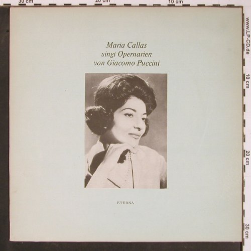 Callas,Maria: singt Operarien von Puccini, Eterna(8 20 562), DDR, Mono, 1980 - LP - L9831 - 7,50 Euro