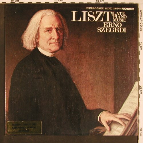 Liszt,Franz: Late Piano Music, Foc, Hungaroton(SLPX 11976-77), H, 1978 - LP - L9832 - 9,00 Euro