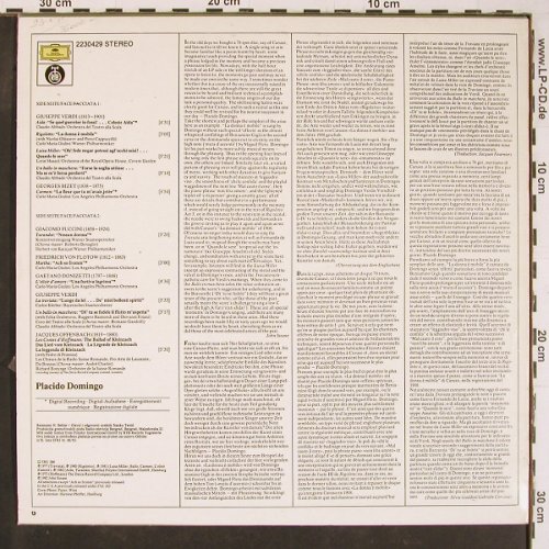 Domingo,Placido: The Best Of, Deutsche Gramophon (2230 429), YU, 1982 Typ: LP Best.-Nr.: L9849 Preis: 7,50 Euro