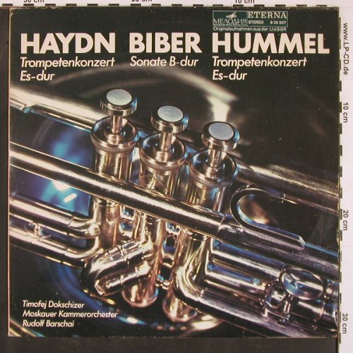 Haydn,Joseph / Biber / Hummel: Trompetenkonzert Es-Dur/Sonate B-Du, Eterna / Melodia(8 26 507), DDR,m-/vg+, 1974 - LP - L9856 - 5,00 Euro