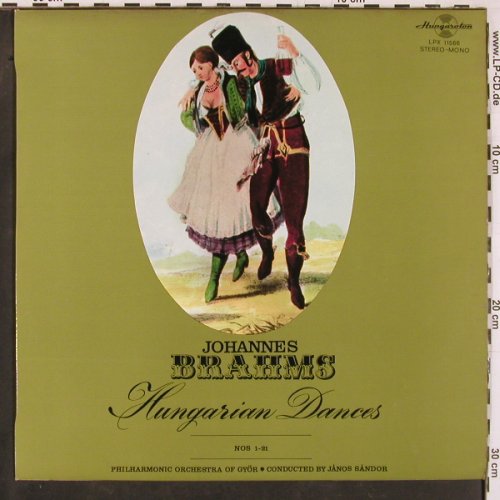 Brahms,Johannes: Hungarian Dances No.1-21, Hungaroton(LPX 11566), H,  - LP - L9857 - 6,00 Euro