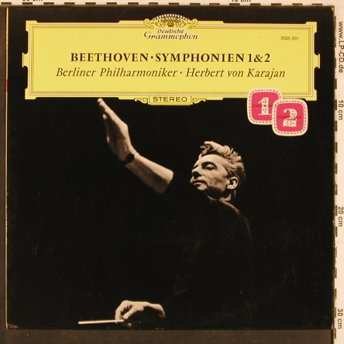 Beethoven,Ludwig van: Sinfonien Nr.1 & Nr.2, D.Gr.(3535 301), D, Ri, 1963 - LP - L9859 - 6,00 Euro