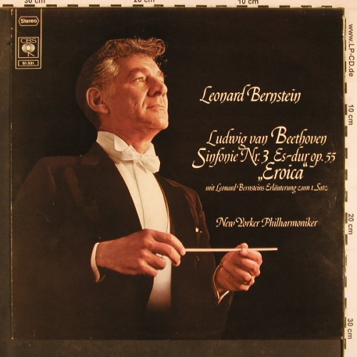 Beethoven,Ludwig van: Sinfonie Nr.3(1964), spoken & music, CBS(61 331), NL, 1976 - LP - L9860 - 7,50 Euro