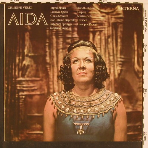 Verdi,Giuseppe: Aida-Querschnitt (1974), Eterna(8 26 436), DDR, 1988 - LP - L9861 - 6,00 Euro