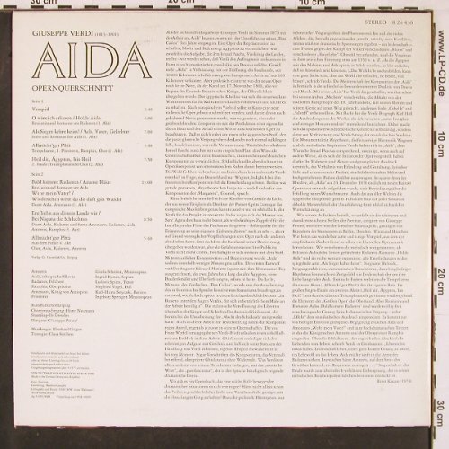 Verdi,Giuseppe: Aida-Querschnitt (1974), Eterna(8 26 436), DDR, 1988 - LP - L9861 - 6,00 Euro