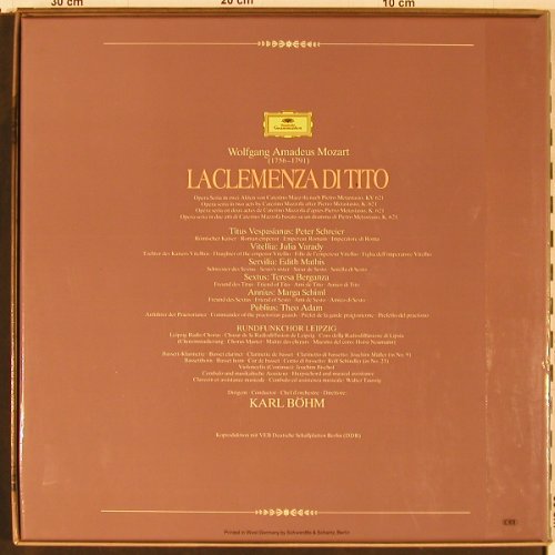 Mozart,Wolfgang Amadeus: La Clemenza di Tito,Box, D.Gr.(2740 208), D, 1979 - 3LP - L9864 - 12,50 Euro