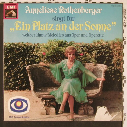 Rothenberger,Anneliese: singt für "Ein Platz an der Sonne", EMI(027-30 837), D, 1978 - LP - L9870 - 6,00 Euro
