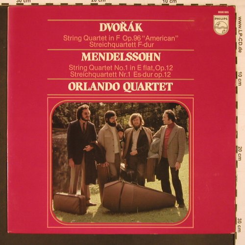 Dvorak,Antonin / Mendelssohn: Streichquartett in F op.96 / op.12, Philips (9500 995), NL, 1981 Typ: LP Best.-Nr.: L9875 Preis: 7,50 Euro