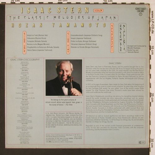 Stern,Isaac: The Classic Melodies of Japan, CBS (73997), NL, m-/vg+, 1981 Typ: LP Best.-Nr.: L9883 Preis: 6,00 Euro