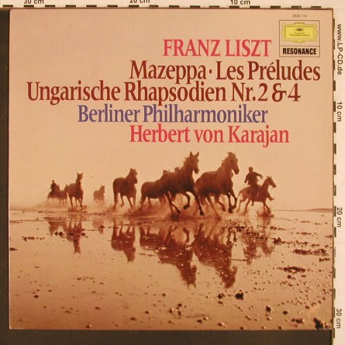 Liszt,Franz: Mazeppa / Les Preludes / Ungarische, D.Gr.(2535 110), D, 1975 - LP - L9884 - 6,00 Euro