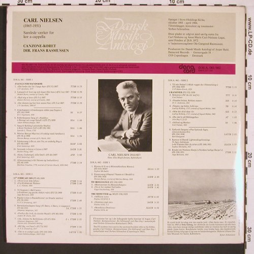 Nielsen,Carl: Samlede Vrker For Kor A Cappella, Danacord(D.M.A.061/062), DK, Foc, 1984 - 2LP - L9885 - 12,50 Euro