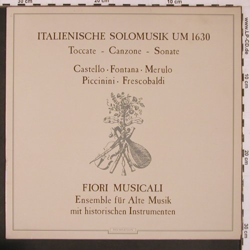 Viori Musicali: Italienische Solomusik um 1630, Recreation(TGS 302), D, 1982 - LP - L9888 - 6,00 Euro