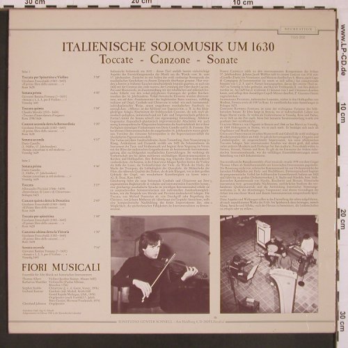 Viori Musicali: Italienische Solomusik um 1630, Recreation(TGS 302), D, 1982 - LP - L9888 - 6,00 Euro
