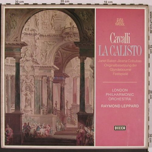 Cavalli,Pierre Francesco: La Calisto, Box, Promo-Stol, Decca(SAWD 9987/88-B), D, m-/vg+, 1972 - 2LP - L9893 - 12,50 Euro