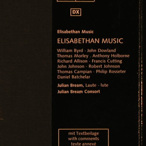 Bream Consort,Julian: Elisabethan Music, Box, RCA(26.35045), D, 1972 - 2LP - L9908 - 9,00 Euro