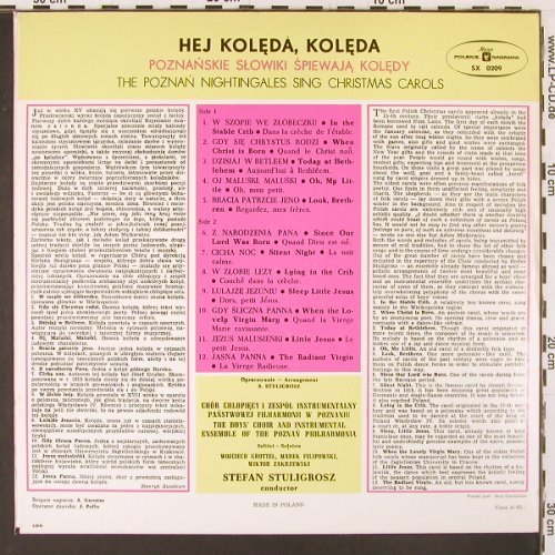 Poznan Nightingales: Hej Koleda Koleda..., Polskie Nagrania(SX 0209), PL,  - LP - L9930 - 6,00 Euro