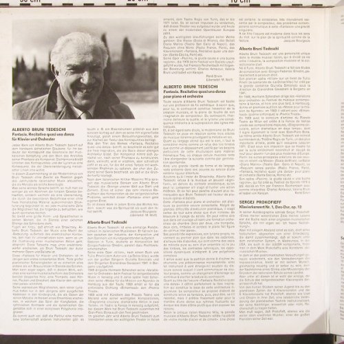 Bruni Tedeschi,Alberto / Prokofieff: Fantasia Recitativo / Klavierkonzer, FSM(FSM 68211 EB), D, 1985 - LP - L9933 - 9,00 Euro