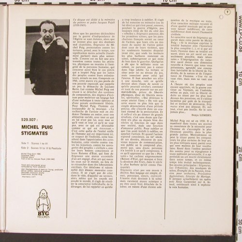 Puig,Michel: Stigmates, Foc, vg+/vg+, BGY / Actuel 7(529 307), F, co, 1969 - LP - L9936 - 20,00 Euro