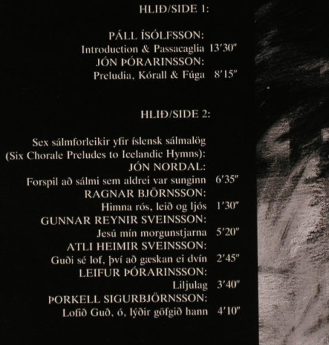 Jörnsson,Ragna: Islensk Orgeltonlist, m /vg+, ITM(4), D, 1984 - LP - L9938 - 9,00 Euro
