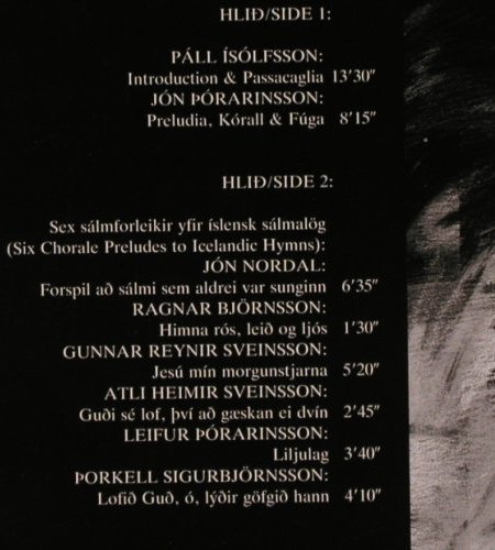 Jörnsson,Ragna: Islensk Orgeltonlist, m /vg+, ITM (4), D, 1984 Typ: LP Best.-Nr.: L9938 Preis: 9,00 Euro