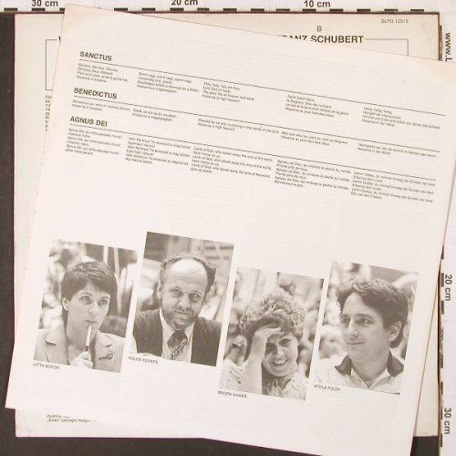 Mozart,Wolfgang Amadeus / Schubert: Messe C-Dur K317 / Messe No.2, Hungaroton (SLPD 12513), H, 1984 Typ: LP Best.-Nr.: L9943 Preis: 7,50 Euro