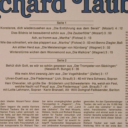 Tauber,Richard: Grosse Stimmen des Jahrhunderts, Europa(E 436), D,  - LP - L9952 - 6,00 Euro