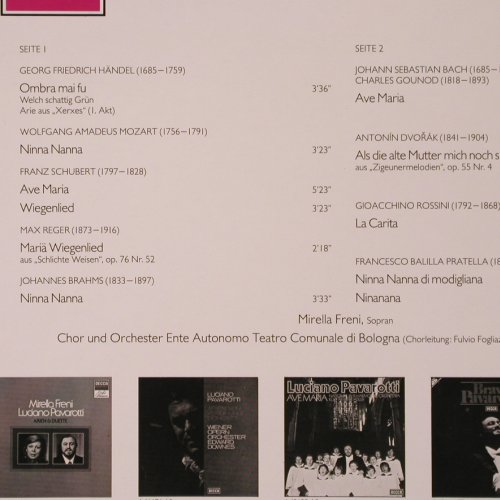 Freni,Mirella: Ave Maria, Decca (6.42683 AH), D, 1981 Typ: LP Best.-Nr.: L9956 Preis: 6,00 Euro