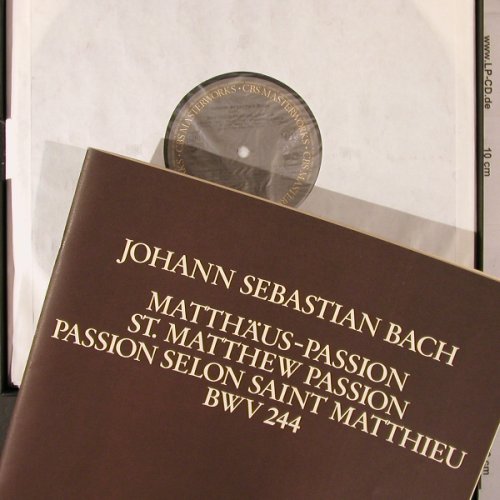 Bach,Johann Sebastian: Mathäus-Passion, Box, m /vg+, CBS(79403), NL, 1978 - 4LP - L9991 - 12,50 Euro