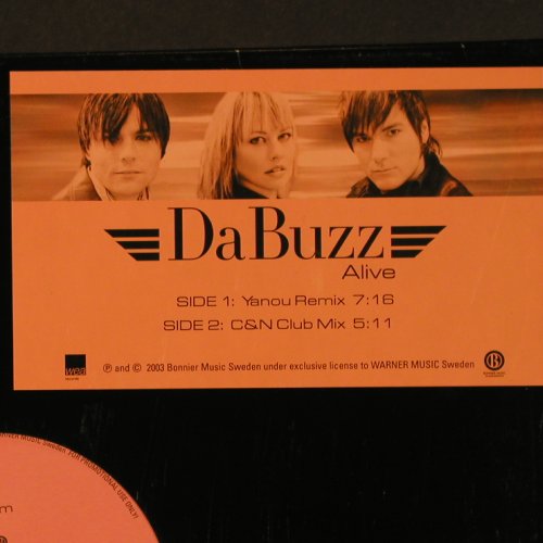 DaBuzz: Alive*2, Promo,LC, Bonnier Music(), S, 2003 - 12inch - B9438 - 3,00 Euro