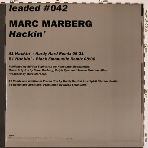 Marberg,Marc: Hackin'*2, Leaded (#042), D, 2003 Typ: 12" Best.-Nr.: B9446 Preis: 1,00 Euro