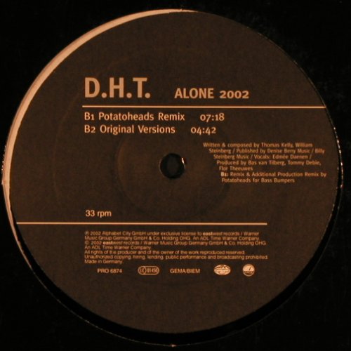 D.H.T.: Alone 2002*4, LC, Alphabet City (PRO 6874), D, 2002 Typ: 12" Best.-Nr.: B9455 Preis: 1,00 Euro