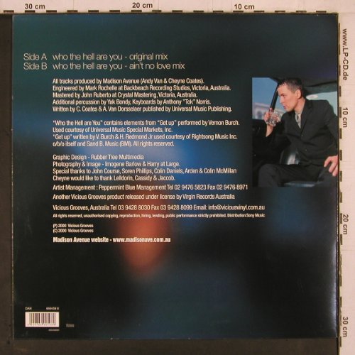 Madison Avenue: Who The Hell Are You*2, Vicious Grooves (669459 8), AUS, 2000 Typ: 12" Best.-Nr.: E3446 Preis: 1,00 Euro
