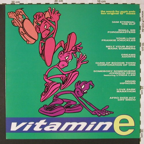 V.A.Vitamin E: The Search For Music Ends, 10 Tr., Ocean(WL5003), F, 1989 - LP - E7219 - 6,50 Euro