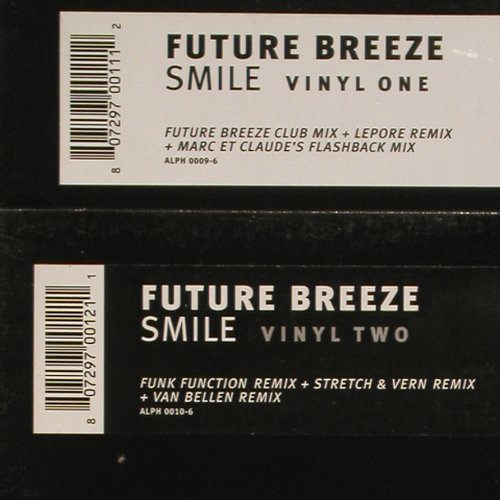 Future Breeze: Smile - vinyl one & two, Alphabet City (ALPH0009-6/10-6), D, 2000 Typ: 12"*2 Best.-Nr.: V675 Preis: 7,50 Euro