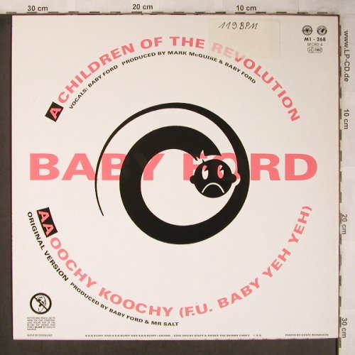 Baby Ford feat Oochy Koochy: Children Of The Revolution+2, stoc, BFord 4(M1-268), D, 1988 - 12inch - X5239 - 6,00 Euro