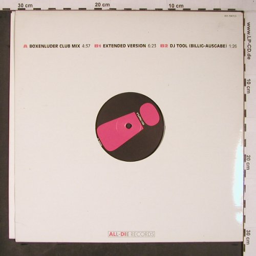 Boxenluder: Billig(Da stehste doch drauf!)?/!, ALL-DIE Records (051-70672.5), vg+/m- Typ: 12" Best.-Nr.: X6396 Preis: 4,00 Euro