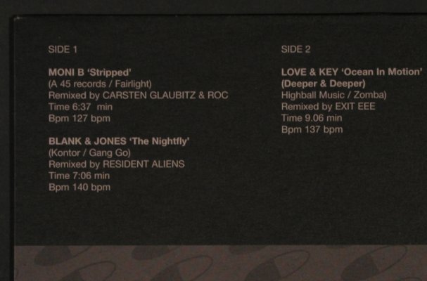 V.A.DMC E-Mix 03: Moni B, Blank&Jones,Love&Key, DMC(EURO3), UK,  - 12inch - X6650 - 9,00 Euro